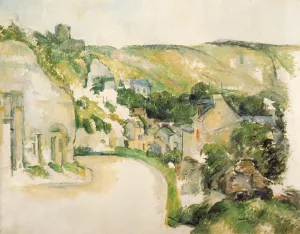 A Turn on the Road at Roche-Ruyon by Paul Cezanne Oil Painting Reproduction