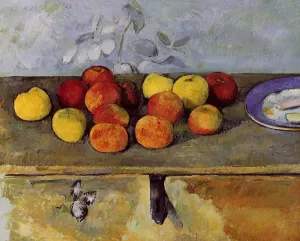 Apples and Biscuits by Paul Cezanne - Hand-Painted Oil Painting Reproduction