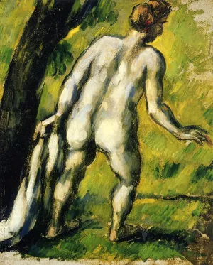 Bather from the Back by Oil Painting Reproduction
