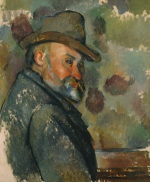 Cezanne coiffe d'un chapeau mou by Oil Painting Reproduction