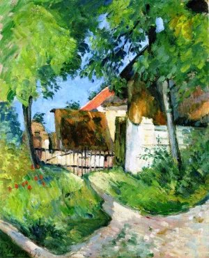 Entrance to the Farm, Rue Remy in Auvers-sur-Oise by Oil Painting Reproduction