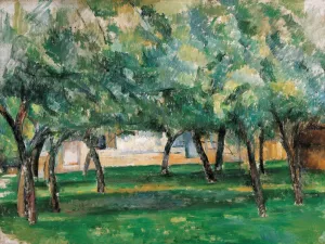 Farm in Normandy, c. 1885-86 by Paul Cezanne - Hand-Painted Oil Painting Reproduction
