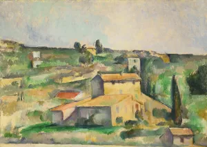 Fields at Bellevue by Paul Cezanne - Hand-Painted Oil Painting Reproduction