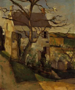 House and Tree, the Hermitage, Pontoise by Oil Painting Reproduction