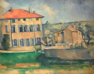 House in Aix by Oil Painting Reproduction