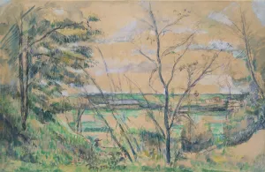 In the Oise Valley by Paul Cezanne - Hand-Painted Oil Painting Reproduction