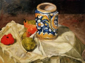 Italian Earthenware by Paul Cezanne - Hand-Painted Oil Painting Reproduction