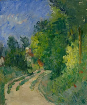 La Route tournante en sous-bois by Oil Painting Reproduction