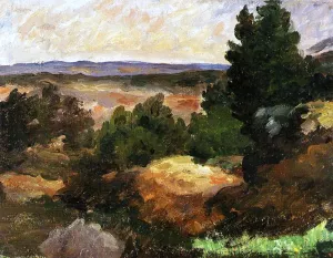 Landscape 2 by Paul Cezanne - Hand-Painted Oil Painting Reproduction