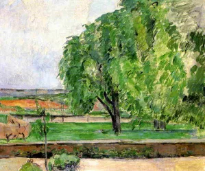Landscape at the Jas de Bouffin by Paul Cezanne - Hand-Painted Oil Painting Reproduction