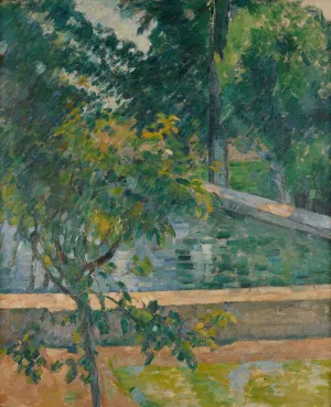 Le bassin du Jas de Bouffan by Paul Cezanne - Hand-Painted Oil Painting Reproduction