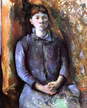 Madame Cezanne by Paul Cezanne - Hand-Painted Oil Painting Reproduction