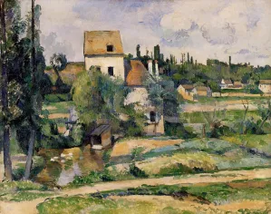 Mill on the Couleuvre at Pontoise by Paul Cezanne - Hand-Painted Oil Painting Reproduction