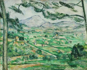 Mont Sainte-Victoire 2 by Paul Cezanne - Hand-Painted Oil Painting Reproduction