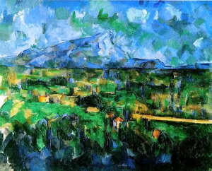 Mont Sainte-Victoire Seen from les Lauves by Paul Cezanne - Hand-Painted Oil Painting Reproduction