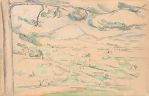 Montagne Saint-Victoire by Oil Painting Reproduction