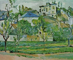 Orchard in Pontoise by Paul Cezanne - Hand-Painted Oil Painting Reproduction