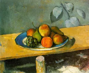 Peaches, Pears and Grapes by Paul Cezanne - Hand-Painted Oil Painting Reproduction