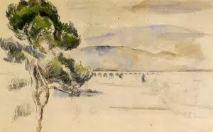 Pine Tree in the Arc Valley by Oil Painting Reproduction