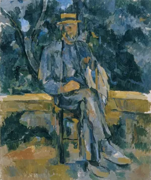 Portrait of Peasant by Paul Cezanne - Hand-Painted Oil Painting Reproduction