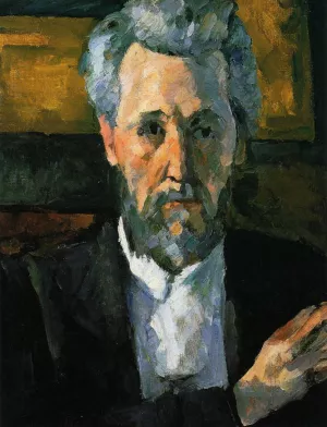 Portrait of Victor Chocquet by Paul Cezanne - Hand-Painted Oil Painting Reproduction