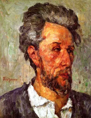 Portrait of Victor Chocquet by Paul Cezanne - Hand-Painted Oil Painting Reproduction