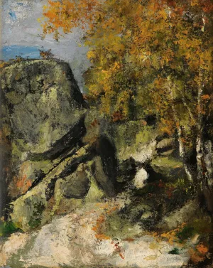 Rochers Dans La Foret, Fontainebleau by Oil Painting Reproduction
