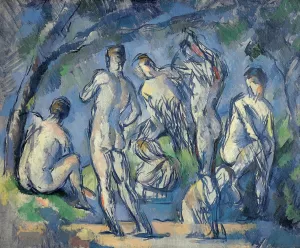 Seven Bathers by Paul Cezanne - Hand-Painted Oil Painting Reproduction