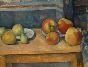 Still Life with Apples and Pears by Paul Cezanne - Hand-Painted Oil Painting Reproduction
