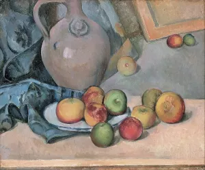 Stoneware Pitcher by Paul Cezanne - Hand-Painted Oil Painting Reproduction