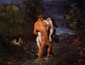 The Abduction by Paul Cezanne - Hand-Painted Oil Painting Reproduction