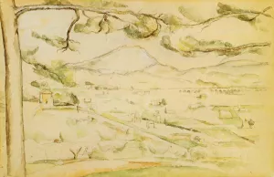 The Arc Valley by Paul Cezanne - Hand-Painted Oil Painting Reproduction
