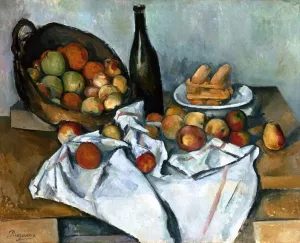 The Basket of Apples by Paul Cezanne Oil Painting Reproduction