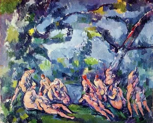 The Bathers by Paul Cezanne - Hand-Painted Oil Painting Reproduction