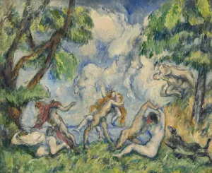 The Battle of Love by Paul Cezanne - Hand-Painted Oil Painting Reproduction