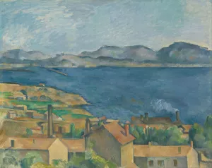 The Bay of Marseilles, Seen from L'Estaque by Paul Cezanne - Hand-Painted Oil Painting Reproduction