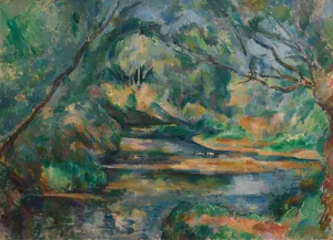 The Brook by Paul Cezanne - Hand-Painted Oil Painting Reproduction