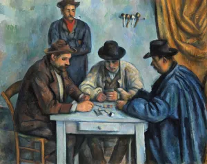 The Card Players by Oil Painting Reproduction