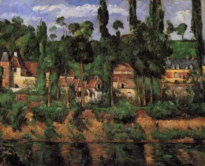 The Chateau de Madan by Paul Cezanne - Hand-Painted Oil Painting Reproduction