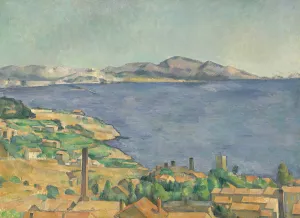 The Gulf of Marseilles Seen from L'Estaque by Paul Cezanne - Hand-Painted Oil Painting Reproduction