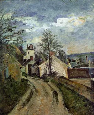 Main Product Photo of The House of Dr. Gached in Auvers Painting by Paul Cezanne