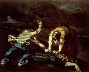 The Murder by Paul Cezanne - Hand-Painted Oil Painting Reproduction