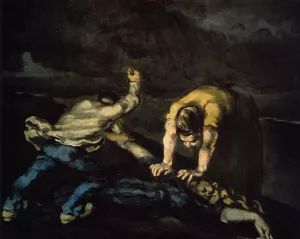 The Murder by Paul Cezanne - Hand-Painted Oil Painting Reproduction