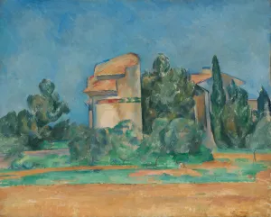 The Pigeon Tower at Bellevue by Paul Cezanne - Hand-Painted Oil Painting Reproduction