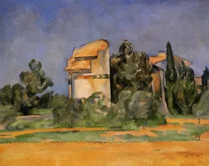 The Pigeon Tower at Bellevue by Paul Cezanne - Hand-Painted Oil Painting Reproduction