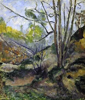 Undergrowth by Paul Cezanne Oil Painting Reproduction
